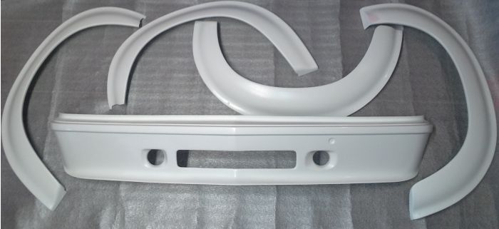 (02 models) Turbo Body Styling Kit 2 Duct No Fixings