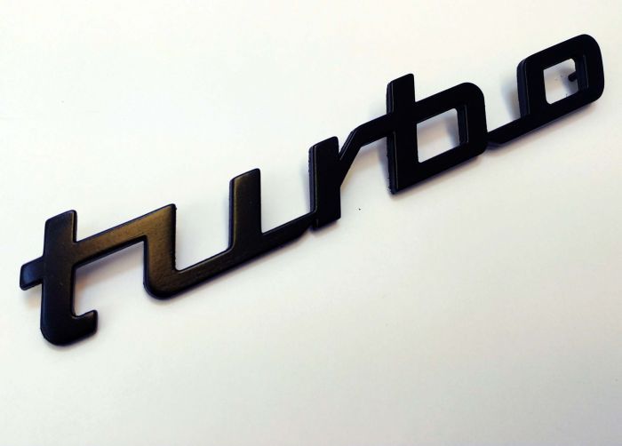 (02 models) 2002 "Turbo" Black Badge Plastic 3D Printed (P)