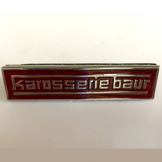 (02 models) Cabriolet Karosserie Baur Badge in Red