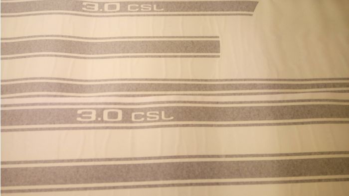 (E9 2.5CS-3.0CSL) 3.0CSL Side Stripe Set - Black (J)
