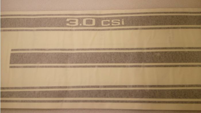 (E9 2.5CS-3.0CSL) CSi Side Stripes SET BLACK  (J)
