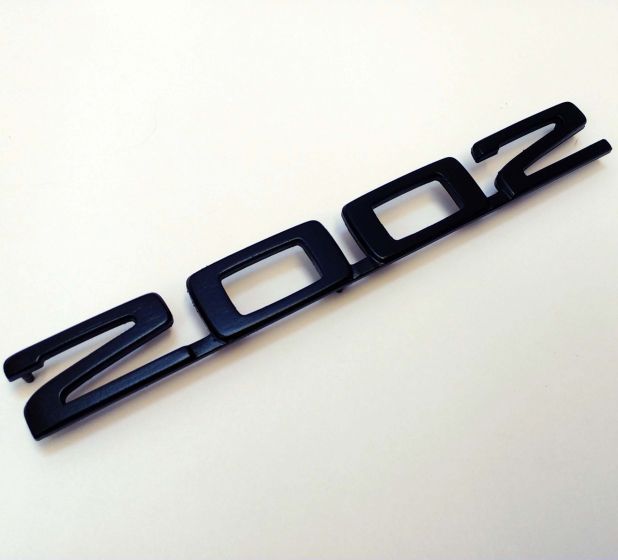 (02 models) "2002" Turbo Black Badge Plastic 3D Printed (P)