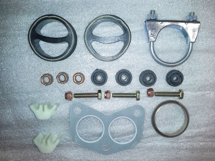 (02 models) Exhaust Fitting Kit 1502-2002tii 8M Clam