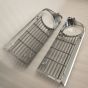(02 Models) Pair of Silver Late Headlamp Grilles