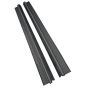 (02 Models) Pair of Black Plastic Door Step Kick Plates 73on (P)