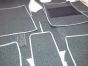 (E9 2.5CS-3.0CSL) Carpet Set Int Black/Grey Fleck (P)