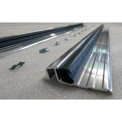 (02 Models) Polished Aluminium Door Step Kick Plates 73on (P)