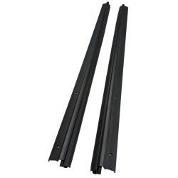 (02 Models) Pair of Black Plastic Door Step Kick Plates 68-73 (P)