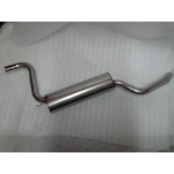 (02 models) Rear Silencer 2002 Turbo (side exit) Stainless Steel