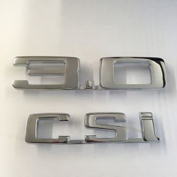 (E9 2.5CS-3.0CSL) "3.0" and "CSi" Badge Set